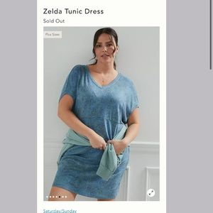 NWT Anthropologie 1X Zelda tunic dress